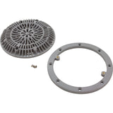 Vinyl Liner Pool Main Drain Ring, 8" Galaxy Lid (Gray) : 25548-001-000