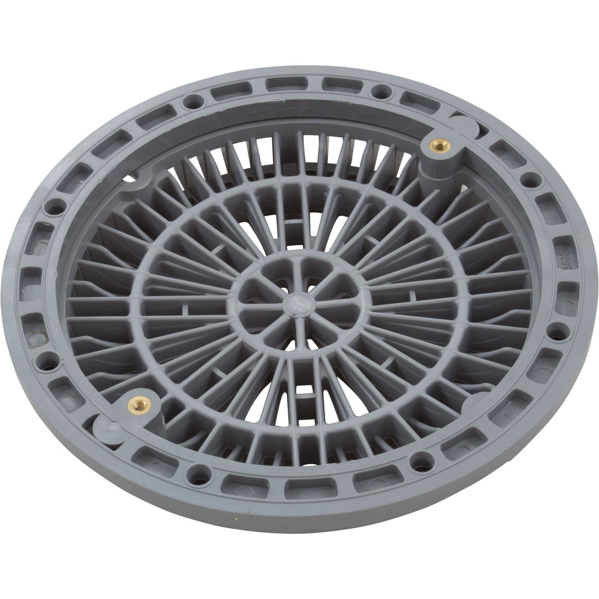 Vinyl Liner Pool Main Drain Ring, 8" Galaxy Lid (Gray) : 25548-001-000