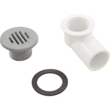 Drain Assy, Low Profile, 3/4"Socket/1"Spg., Gray : 640-0407