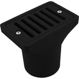 2"X4" Deck/Gutter Drain 2"S/Fpt Asy-Blk. : 640-2901
