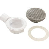 Drain Floor, 3/4"S, Plastic Gray : 640-4347