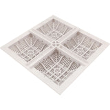 POOL FRAME & GRATE 18" X 18" ( 2011 )  - WHITE : 640-4770 V