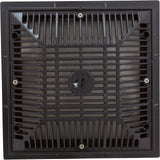 Main Drain Grate, Waterway, 9"x 9", with Frame (2011) , Black : 640-4791 V