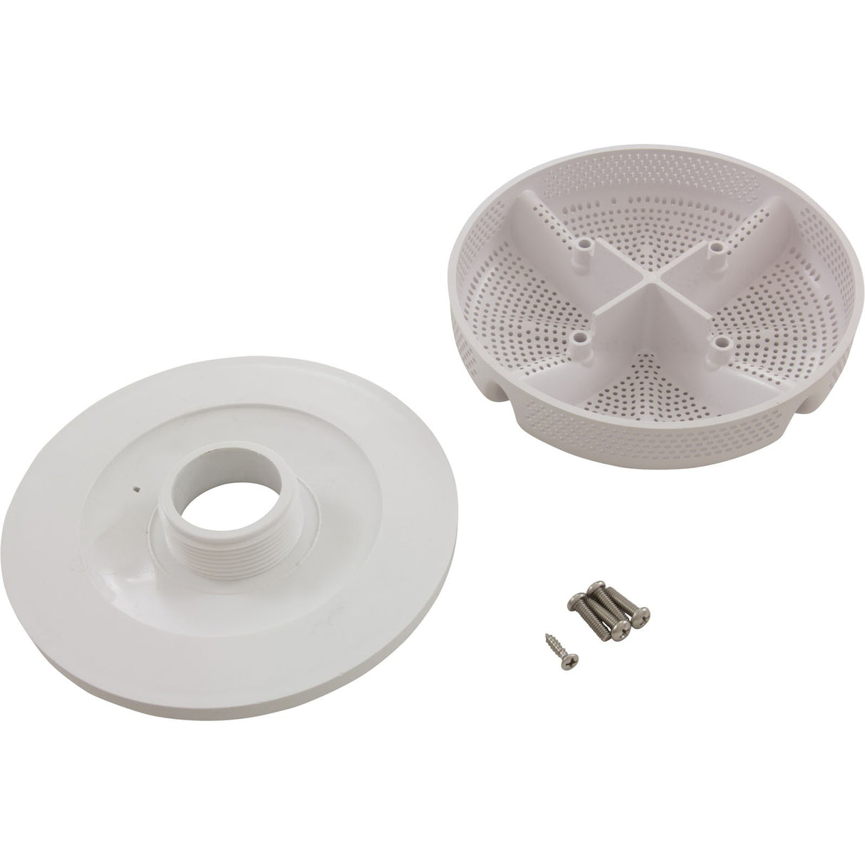 6" Ultra Suction, 1.5"Thrd, White : 640-8240 V