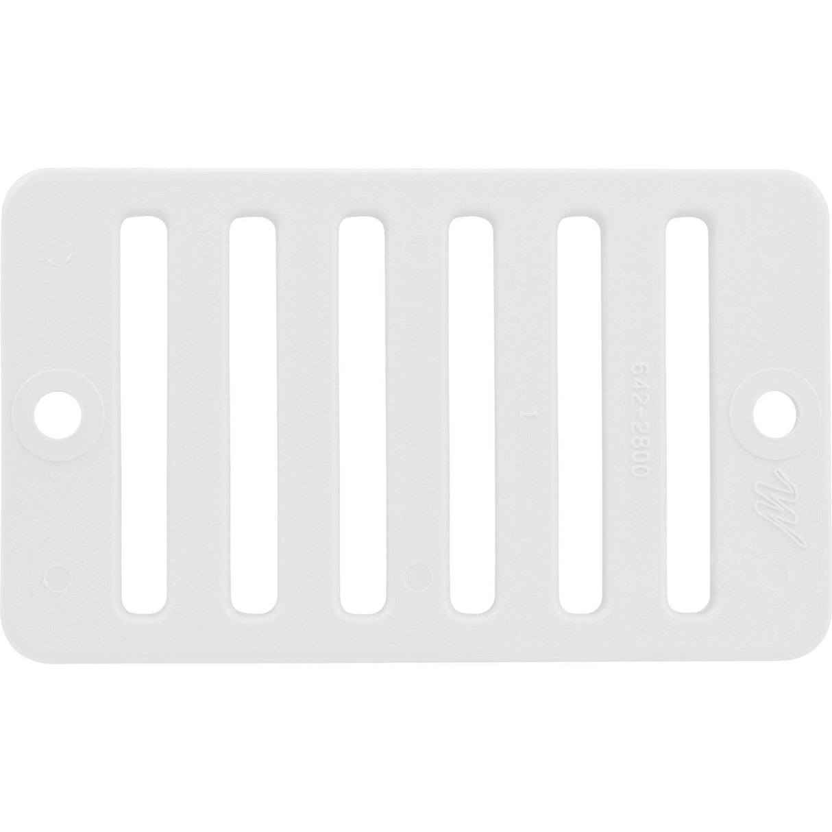 2"X 4" Deck/Gutter Drain Grate-Wht. : 642-2800