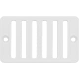 2"X 4" Deck/Gutter Drain Grate-Wht. : 642-2800