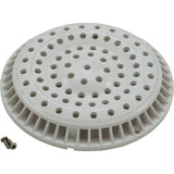 Main Drain, WW Anti Vortex, 8" Round, Gun, 2"s, Side, White : 640-2520 V