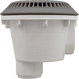 Main Drain, WW Anti Vortex, 8" Rnd, Vinyl, 2"s, Gray : 640-2757 V