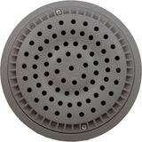 Main Drain, WW Anti Vortex, 8" Rnd, Vinyl, 2"s, Gray : 640-2757 V