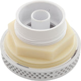 Suct Assy, WW 3-1/2" Hi-Flow, 2-3/8"hs, 1-1/2"s, Wht, w/o Vac Brk : 640-3250V