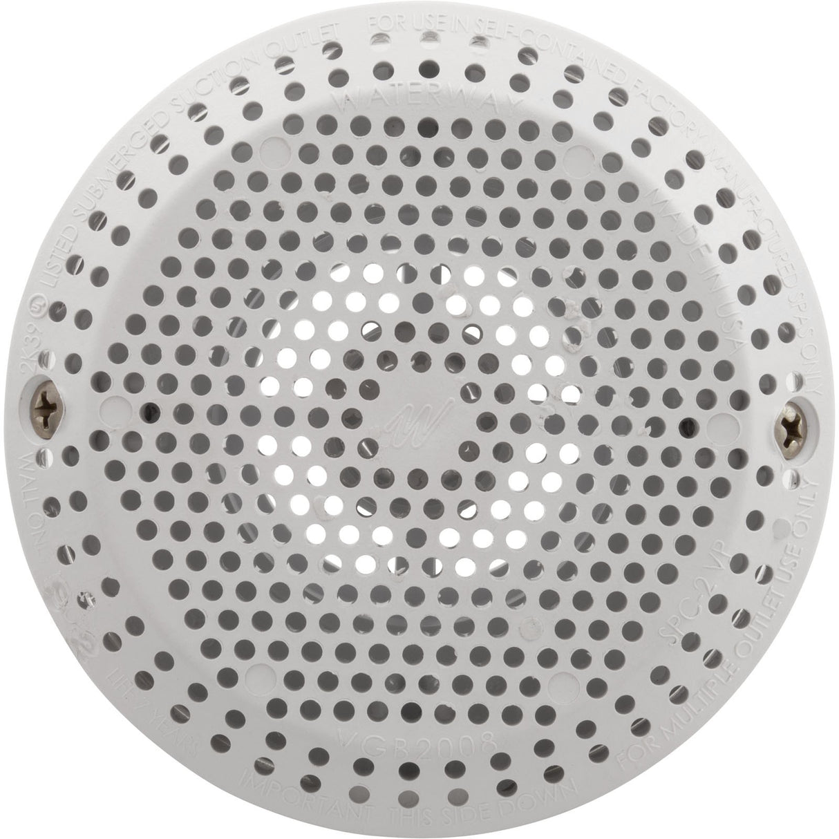 Suct Assy, WW 3-1/2" Hi-Flow, 2-3/8"hs, 1-1/2"s, Wht, w/o Vac Brk : 640-3250V