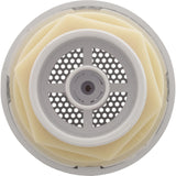 Suct Assy, WW 3-1/2" Hi-Flow, 2-3/8"hs, 1-1/2"s, Wht, w/o Vac Brk : 640-3250V