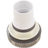 Suction Assy, WW Super Hi-Flo, 3-1/4"hs, 2"s, White/ss : 640-3630S V