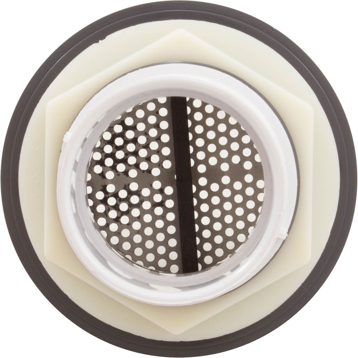 Suction Assy, WW Super Hi-Flo, 3-1/4"hs, 2"s, White/ss : 640-3630S V