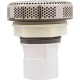 Suction Assy, WW Super Hi-Flo, 3-1/4"hs, 2"s, White/ss : 640-3630S V