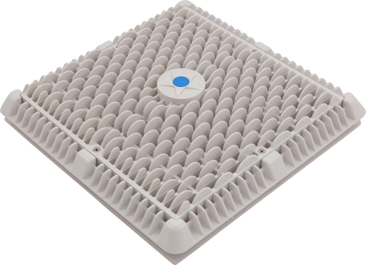 Main Drain Assembly, Aquastar, 12" Square Wave, White : WAV12WR101