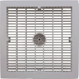 Main Drain Assembly, Aquastar, 12" Square Wave, White : WAV12WR101