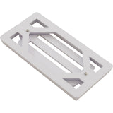 Gutter Drain, Pentair 2" x 4" 3-Bar Frame & Grate, White : 542038