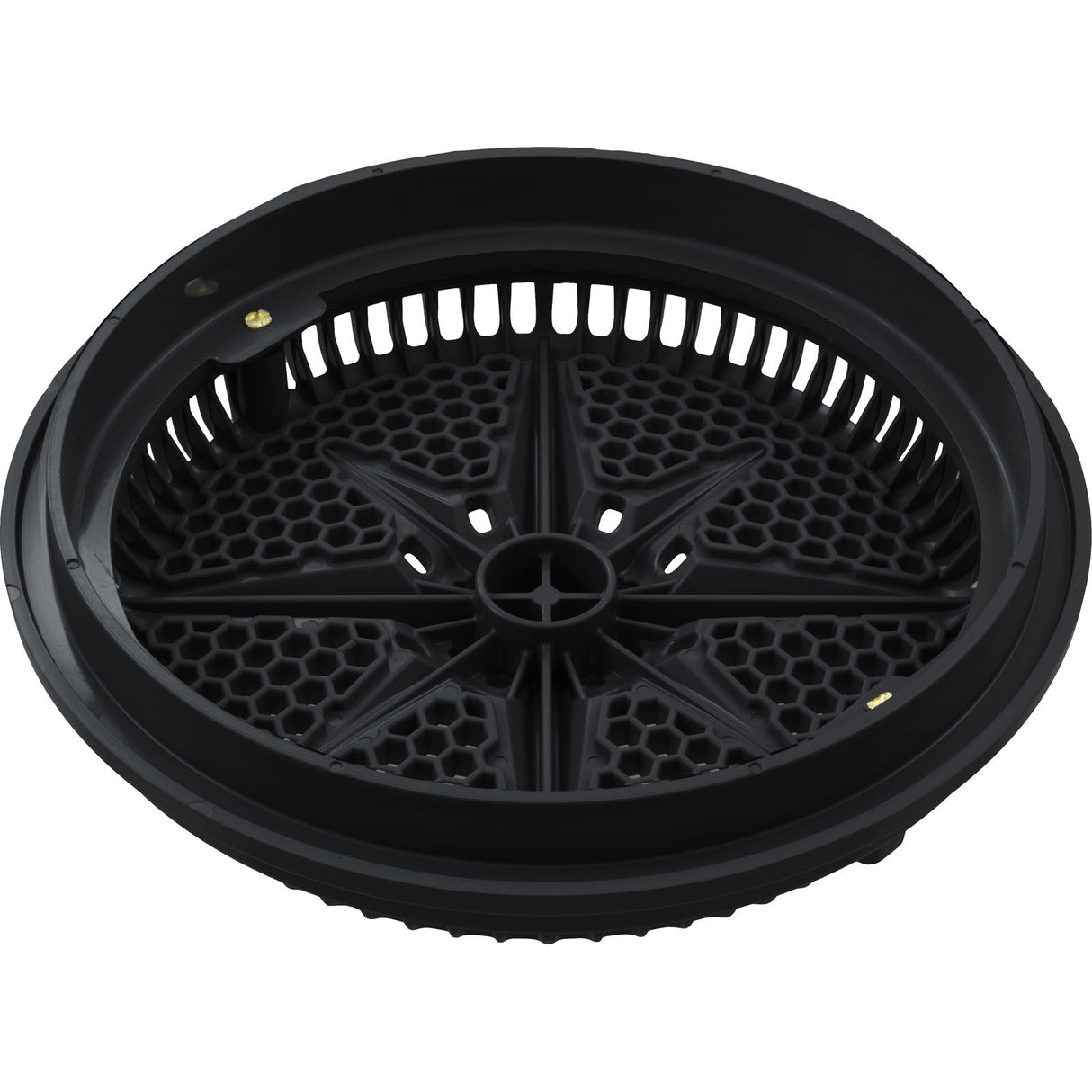 Main Drain Grate, PentairStarGuard, 8", 112gpm, Black, Long Ring : 500100