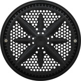 Main Drain Grate, PentairStarGuard, 8", 112gpm, Black, Long Ring : 500100
