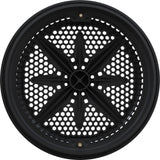 Main Drain Grate, PentairStarGuard, 8", 112gpm, Black, Short Ring : 500104