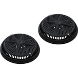 Main Drain Grate, PentStarGuard, 8", 112gpm, Blk, qty 2, Shrt Ring : 500145