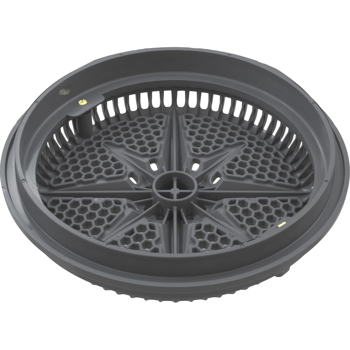 Main Drain Grate, PentStarGuard, 8", 112gpm, DrkGry, qty 2, Lg Rng : 500142