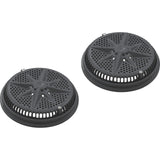 Main Drain Grate, PentStarGuard, 8", 112gpm, DrkGry, qty2, Sh Ring : 500146