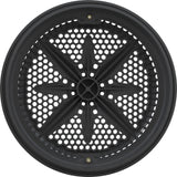 Main Drain Grate, PentStarGuard, 8", 112gpm, DrkGry, qty2, Sh Ring : 500146