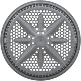 Main Drain Grate, PentairStarGuard, 8", 112gpm, Gray, Long Ring : 500102
