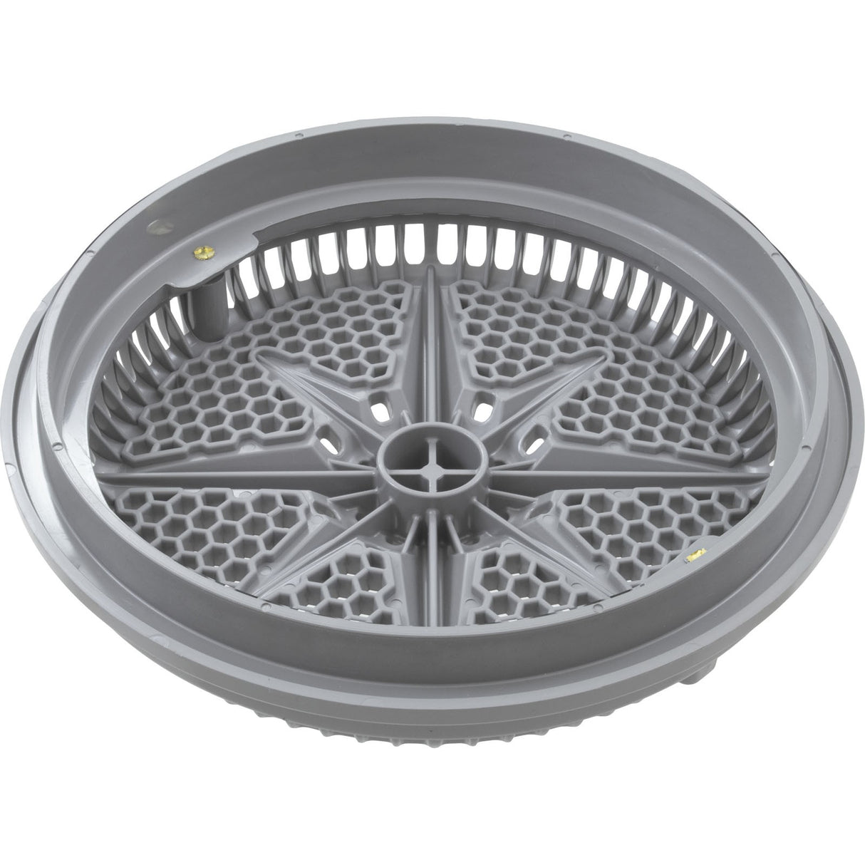 Main Drain Grate, Pent StarGuard, 8", 112gpm, Gray, qty 2, Lg Ring : 500143
