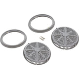 Main Drain Grate, PentStarGuard, 8", 112gpm, Gry, qty 2, Shrt Ring : 500147