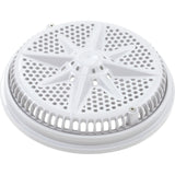 Main Drain Grate, PentairStarGuard, 8", 112gpm, White, Short Ring : 500103