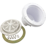 Main Drain, PentStrGrd, 8", 112gpm, 2"Sde, 1-1/2"btm, ABS, Wht, qty2 : 500130