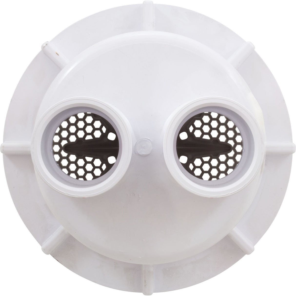 Main Drain, PentStarGuard, 8", 112gpm, 2-2"Btm Port, ABS, Wht, qty2 : 500120