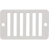 Grate, Hayward Deck Drain SP1019, w/ Screws, White : SP1019BA