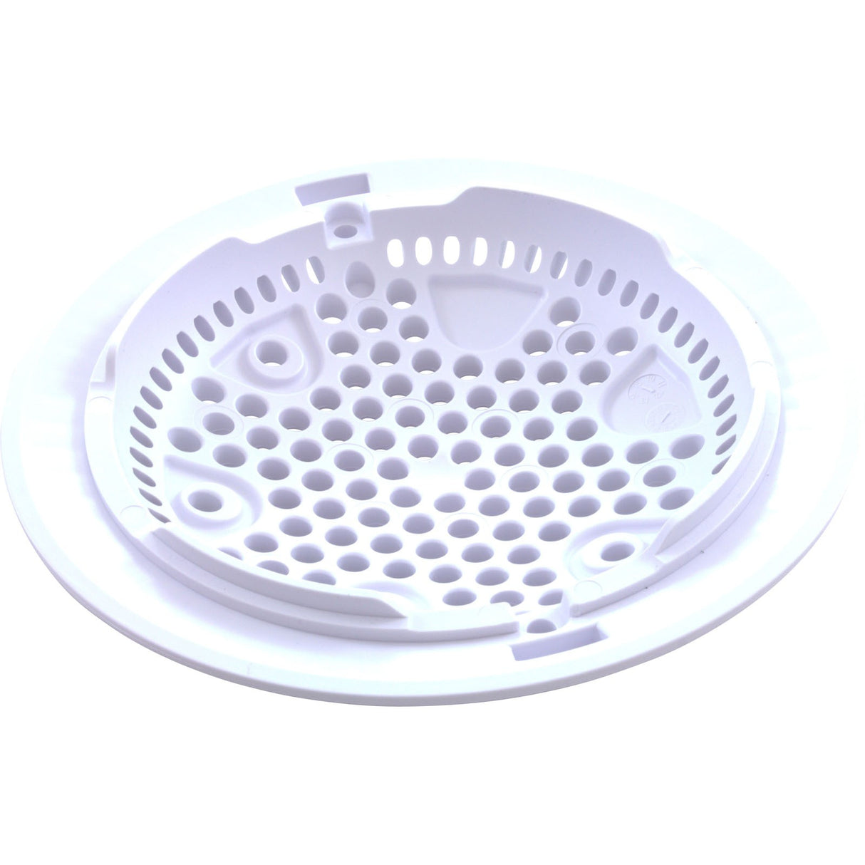 Main Drain Cover, Hayward Anti Vortex, 8"dia Round, Wht : WGX1048E