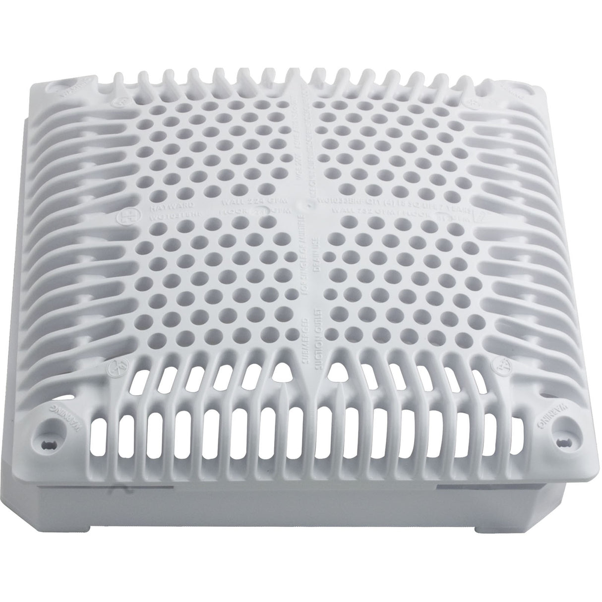Main Drain Grate, Hayward 9" x 9" Square, with Inner Frame : WGX1031BHF2