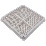Main Drain Grate, Hayward Low Velocity, 12" x 12"Sq, w/Frame : WGX1032BLV2