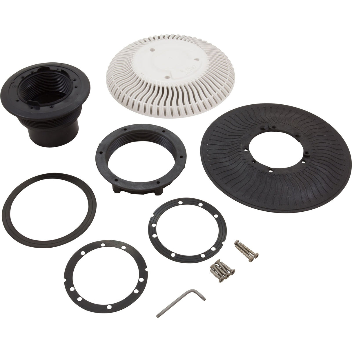Main Drain Grate, Paramount SDX2, Vinyl, White, qty 2 : 004-172-2231-01