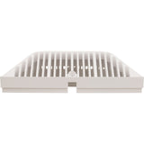 Main Drain Grate, Waterway 9" x 9" Square, White : 642-4790 V