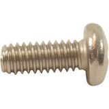 Screw, Waterway 8" Round Tru Flo Drain, Cover, 8-32 x7/16", SS : 819-00051