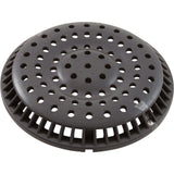 Main Drain Grate, WW Anti-Vortex, 8" Round, w/o Screws, Dk Gry : 642-2159-DKG V