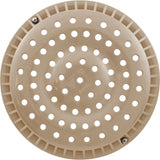 Main Drain Grate, WW Anti-Vortex, 8" Round, w/ Screws, Beige : 642-2159-BEI V