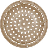 Main Drain Grate, WW Anti-Vortex, 8" Round, w/ Screws, Beige : 642-2159-BEI V