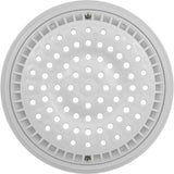 Main Drain Grate, WW Anti Vortex, 8" Rnd, w/Collar, White : 640-2310V