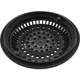 Main Drain Grate, WW Anti Vortex, 8" Rnd, w/Collar, Black : 640-2311 V