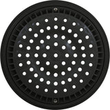 Main Drain Grate, WW Anti Vortex, 8" Rnd, w/Collar, Black : 640-2311 V