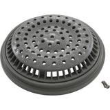 Main Drain Grate, WW Anti Vortex, 8" Rnd, w/Collar, Gray : 640-2317 V