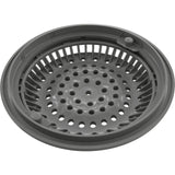 Main Drain Grate, WW Anti Vortex, 8" Rnd, w/Collar, Gray : 640-2317 V